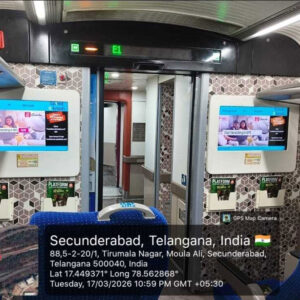 Secunderabad-Tirupati Vande Bharat (20 Coaches, 40 LEDs)  (20701/20702)
